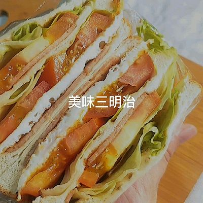 手殘黨也能完成的 美味三明治